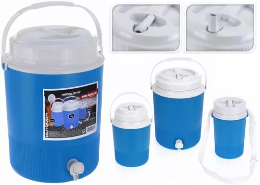 Δοχεία με Βρυσάκι Θερμός 7.5lt & 1.25lt & 2.4lt Σετ 3τμχ Μπλε