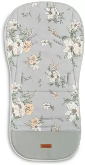 Κάλυμμα Καροτσιού Sensillo Velvet Lily 80x40cm Γκρι