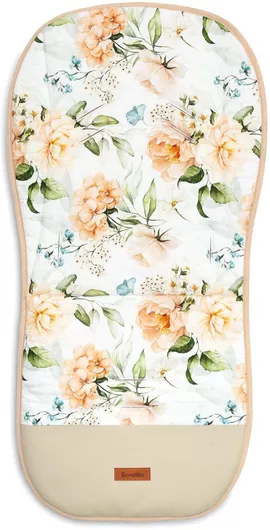 Κάλυμμα Καροτσιού Sensillo Velvet Peony 80x40cm Πορτοκαλί