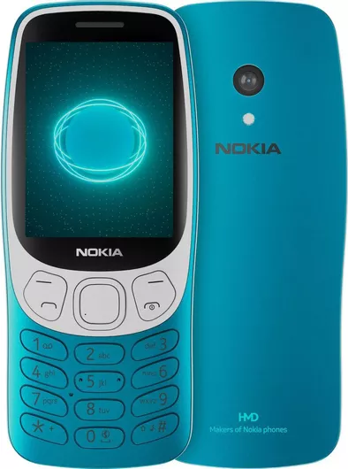 Κινητό Απλής Χρήσης Nokia 3210 Dual SIM Κινητό με Κουμπιά Scuba Blue