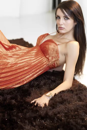 Χαλί Σαλονιού Aslanis Home Μοντέρνο Συνθετικό Ορθογώνιο Καφέ 190x290cm