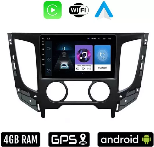 FIAT FULLBACK μετά το 2016 A/C Android οθόνη αυτοκίνητου 4GB με Ελληνικό GPS WI-FI Apple Carplay Android Auto 