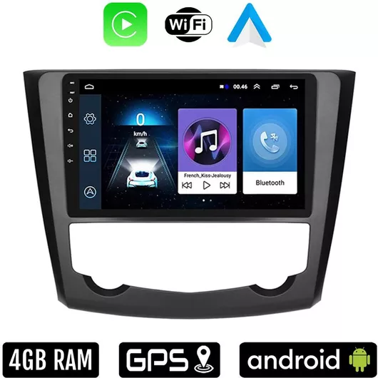 RENAULT KADJAR  Android οθόνη αυτοκίνητου 4GB με Ελληνικό GPS WI-FI Apple Carplay Android Auto 