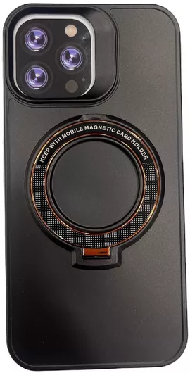Θήκη Κινητού Back Cover με MagSafe/με Ring Holder για Apple iPhone13 Pro Max Μαύρο