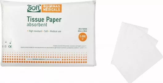 Χαρτοβάμβακας Bournas Medicals Ιατρικής Χρήσης Λευκότητας 55% 5kg Alfa Soft