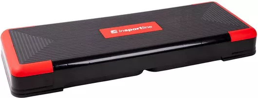 Stepper inSPORTline Aerobic με Ρυθμιζόμενο Ύψος Κόκκινο/Μαύρο