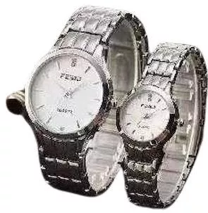 Γυναικείο Ρολόι 8080 με Μεταλλικό Μπρασελέ Ασημί