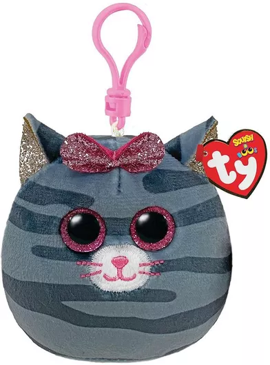 Κλιπ TY Squishy Beanies Kiki Γατούλα Γκρι