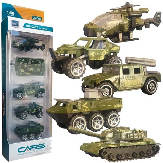 Σετ Στρατιωτικά Οχήματα 368-5 5τμχ για 3+ Ετών
