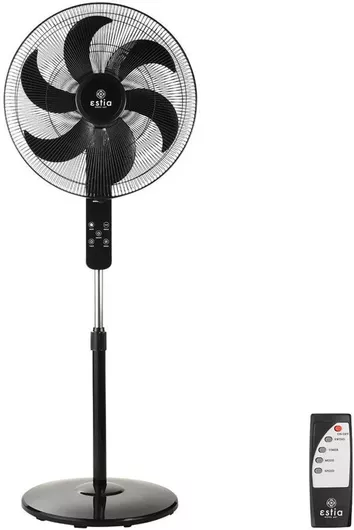 Ανεμκιστήρας Ορθοστάτης Estia 06-21153 75W 45cm με Τηλεχειριστήριο