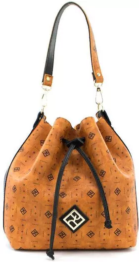 Γυναικεία Τσάντα Πουγκί Ώμου Pierro Accessories από Δερματίνη Ταμπά