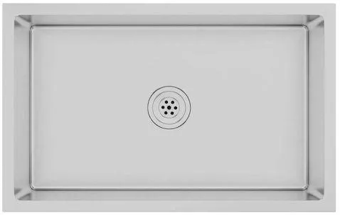 Νεροχύτης vidaXL 51516 από Inox Ένθετος 59x44cm Ασημί