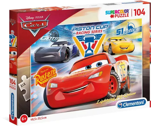 Παζλ 2D Clementoni Cars: Piston Cup Legends για 6+ Ετών 104 Κομμάτια