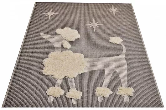 Παιδικό Χαλί Alexander Carpets Navajo Ψάθινο Σκύλος 230x160cm Μπεζ