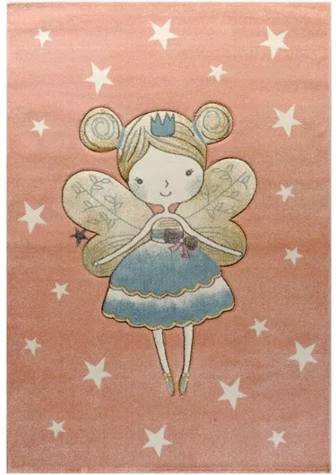 Παιδικό Χαλί Merinos Diamond Kids Συνθετικό Νεράιδα 230x160cm Λιλά