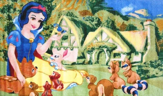 Παιδικό Χαλί Snowhite 170x100cm Γκρι