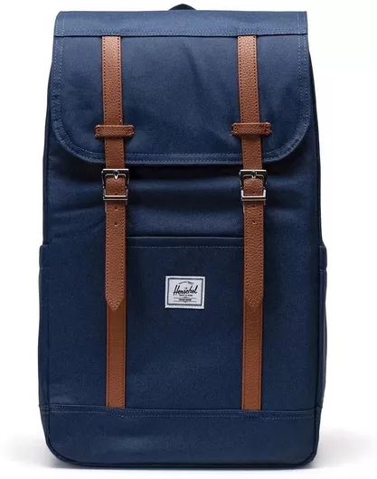 Σακίδιο Πλάτης Herschel 11397-00007-OS 27.9x15.2x45.2cm Συνθετικό 600D Navy Μπλε