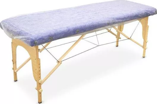 Κάλυμμα Κρεβατιού Αράχνη μιας Χρήσης για Κρεβάτια Μασάζ / Φυσικοθεραπείας Σετ 10τμχ 80x195cm Λευκό