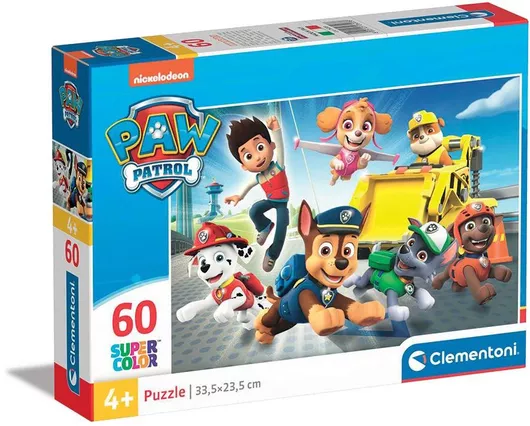 Παζλ 2D Clementoni Paw Patrol για 4+ Ετών 60 Κομμάτια