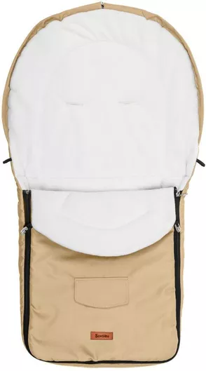 Ποδόσακος Καροτσιού Sensillo Polar Fleece 95x40cm Cappuccino