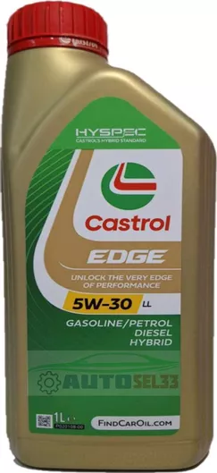Λάδι Αυτοκινήτου Castrol Edge 5W-30 LL 1lt