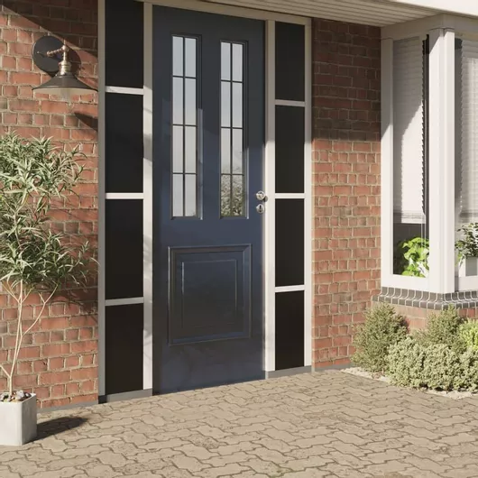 Αυτοκόλλητο Βιτρίνας vidaXL Αμμοβολής Σετ 3τμχ Μαύρο