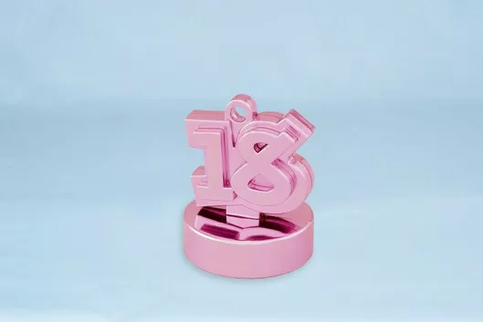 Βαρίδι Amscan σε Σχήμα 18 Ροζ