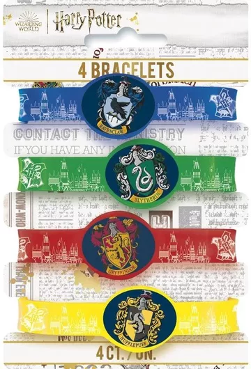 Βραχιόλια Unique Harry Potter Σετ 4τμχ