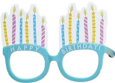 Γυαλιά για Πάρτυ με Κεριά Happy Birthday