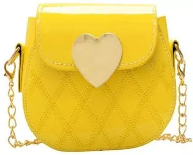 Παιδική Τσάντα Pink Lady Ώμου Δερματίνη για Κορίτσι Κίτρινο