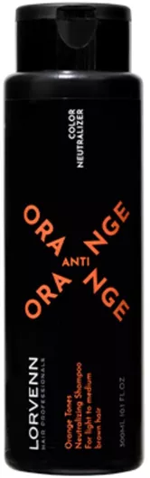 Lorvenn Color Neutralizer Anti-Orange Σαμπουάν Αναδόμησης/Θρέψης & Ενυδάτωσης για Βαμμένα Μαλλιά 300ml