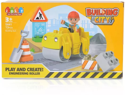 Τουβλάκια Moni City Σετ 13τμχ για 3+ Ετών Πλαστικό