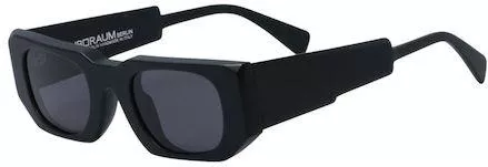 Γυναικεία Γυαλιά Ηλίου Kuboraum U8,BM Τετράγωνα Κοκκάλινος Σκελετός Μαύρο