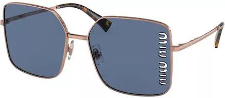 Γυναικεία Γυαλιά Ηλίου Miu Miu MU,51YS,ZVF1V1 Τετράγωνα Μεταλλικός Σκελετός Καφέ