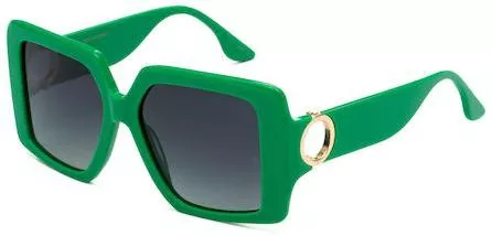 Γυναικεία Γυαλιά Ηλίου Mo Eyewear Τετράγωνα Κοκκάλινος Σκελετός Πράσινο