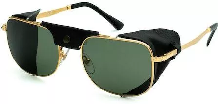 Ανδρικά Γυαλιά Ηλίου Persol PO1013SZ,114958 Τετράγωνα Polarized Μεταλλικός Σκελετός Χρυσό