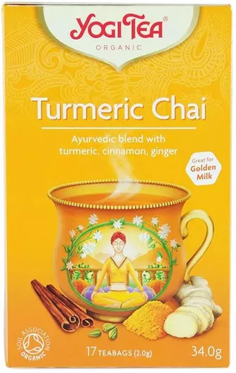 Βιολογικό Μείγμα Βοτάνων Yogi Tea Turmeric Chai 17 Φακελάκια 34gr