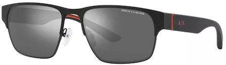 Ανδρικά Γυαλιά Ηλίου Armani Exchange Ορθογώνια Μεταλλικός Σκελετός Μαύρο