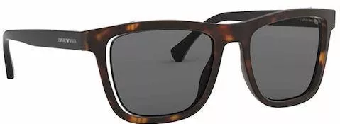 Ανδρικά Γυαλιά Ηλίου Emporio Armani Τετράγωνα Κοκκάλινος Σκελετός Καφέ