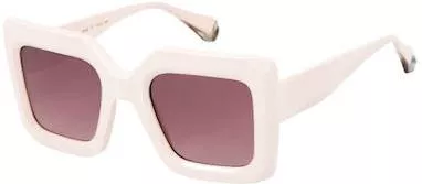 Γυναικεία Γυαλιά Ηλίου Gigi Barcelona 6762 / 8 Τετράγωνα Κοκκάλινος Σκελετός Λευκό
