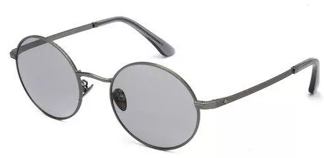 Unisex Γυαλιά Ηλίου Giorgio Armani Στρογγυλά Μεταλλικός Σκελετός Γκρι