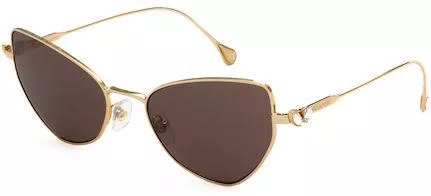 Unisex Γυαλιά Ηλίου Swarovski Cat Eye Μεταλλικός Σκελετός Χρυσό