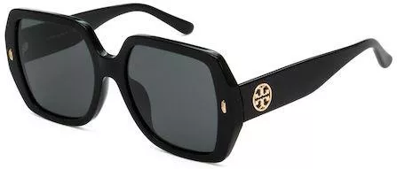 Γυναικεία Γυαλιά Ηλίου Tory Burch Oversized Κοκκάλινος Σκελετός Μαύρο