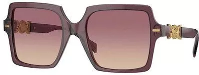 Γυναικεία Γυαλιά Ηλίου Versace Oversized Κοκκάλινος Σκελετός Μοβ