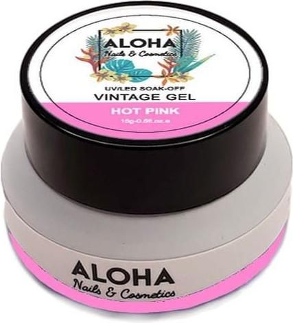 Gel Νυχιών Aloha Vintage Hot Pink 15gr