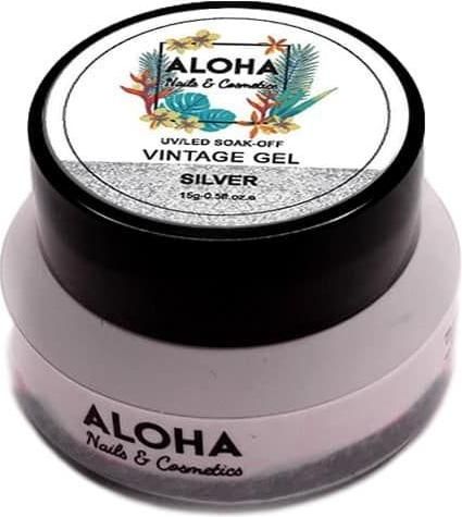 Gel Νυχιών Aloha Vintage Silver Metallic 15gr