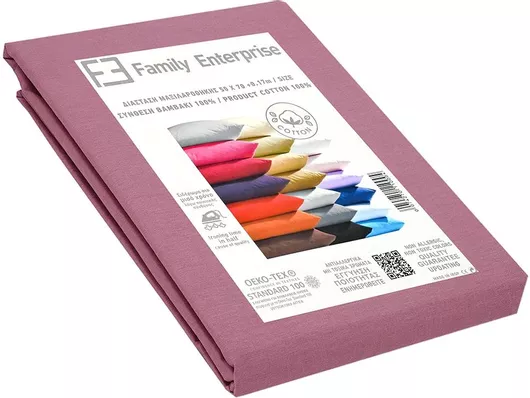 Σετ Μαξιλαροθήκες Family Enterprise Βαμβακερή 70x50cm Πράσινο