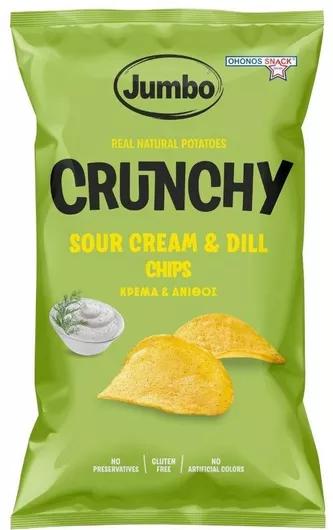 Πατατάκια Ohonos Snack Sour Cream & Άνηθος 90gr