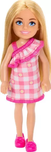 Κόυκλα barbie Mattel Barbie Chelsea with Checked Dress Blonde Hair Doll