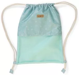 Παιδική Τσάντα Βόλτας Saro Πουγκί 39x29cm Τιρκουάζ